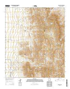 White Sands Missile Range Topo Map in Do, New Mexico