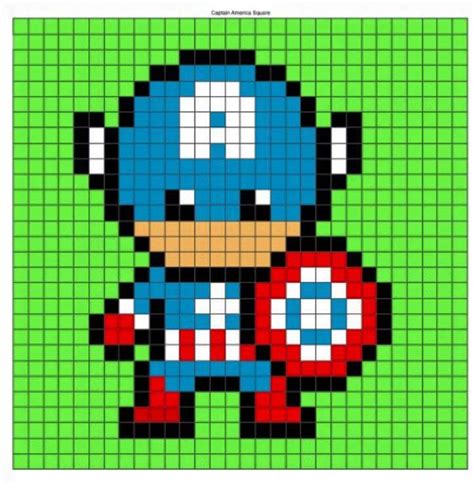 Superhero Pixel Art