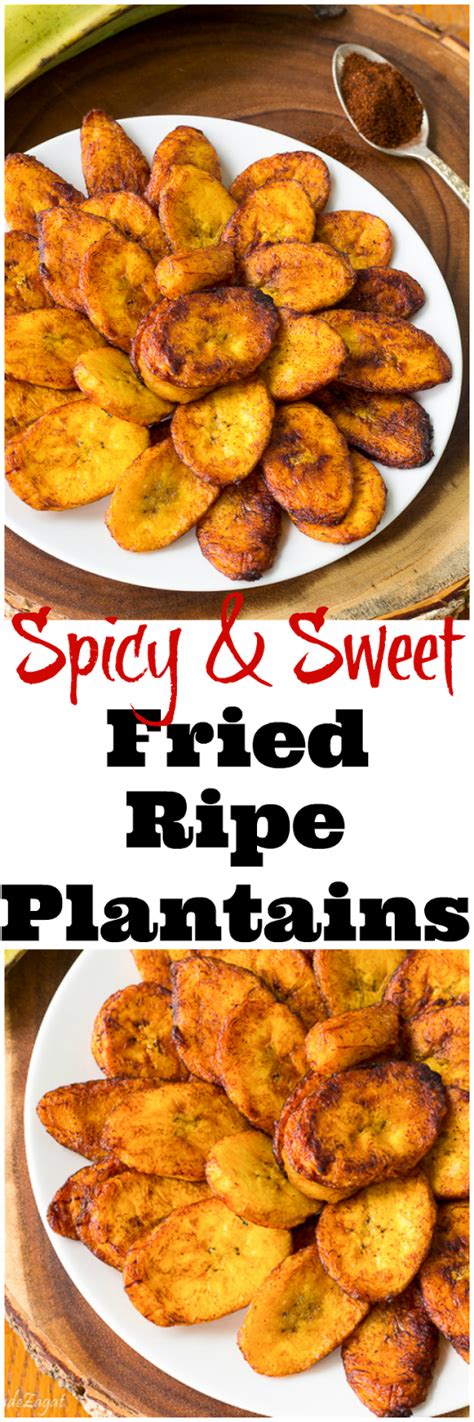 An easy recipe for fried ripe plantains with a sweet yet spicy kick. A ...