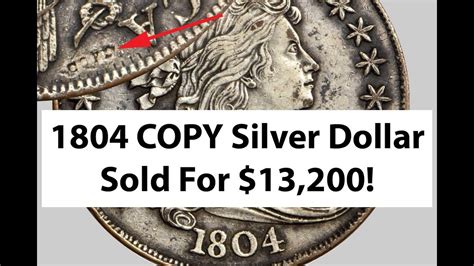 1804 Silver Dollar Value (Rare Errors, Class I, Class II,