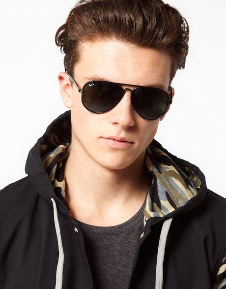 Ray-Ban Black Aviator Sunglasses for men | Rayban sunglasses aviators ...