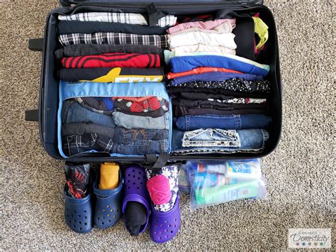 Packing Tips for packing a family in one suitcase ⋆ Exploring Domesticity