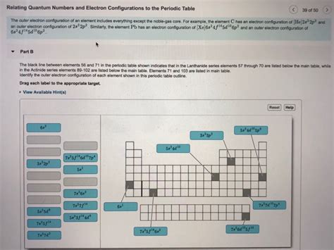 Solved: Relating Quantum Numbers And Electron Configuratio... | Chegg.com