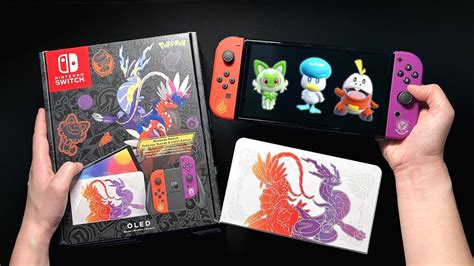 Nintendo Switch OLED Model Pokemon Scarlet Violet Edition Console ...