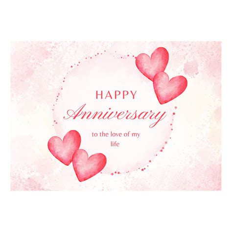 Anniversary Printed Vector Art Card - Chocolate.lk