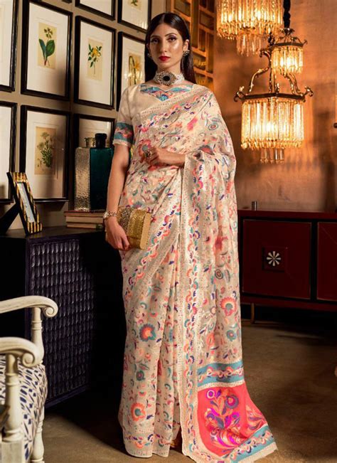 Khyber Silk Rajtex Pure Kashmiri Modal Weaving Wedding Wear Sarees ...