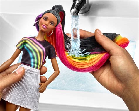 Best Buy: Barbie Rainbow Sparkle Hair Doll FXN95