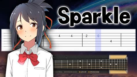 Your Name OST - Sparkle (2020 version) - Guitar tutorial (TAB) - YouTube