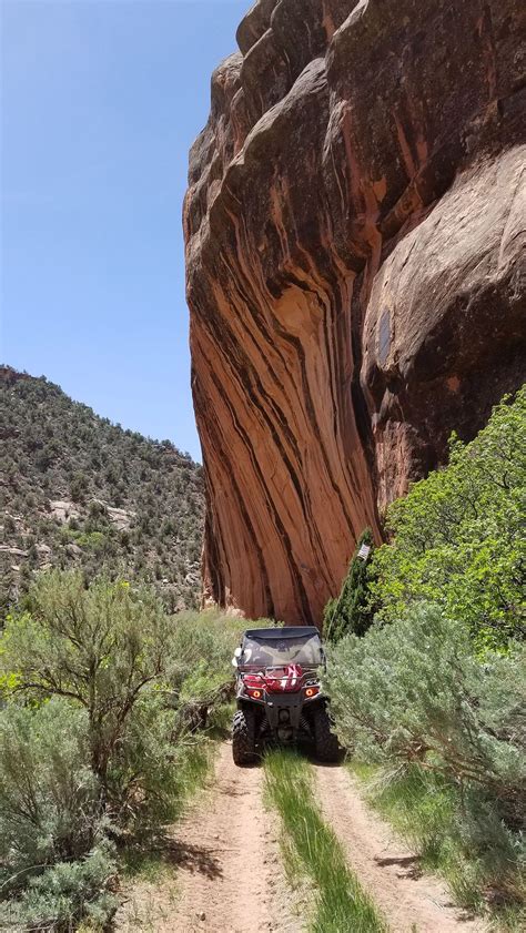 Ma and Pa in the tight canyons near Dove Creek CO. . #campwildride, # ...