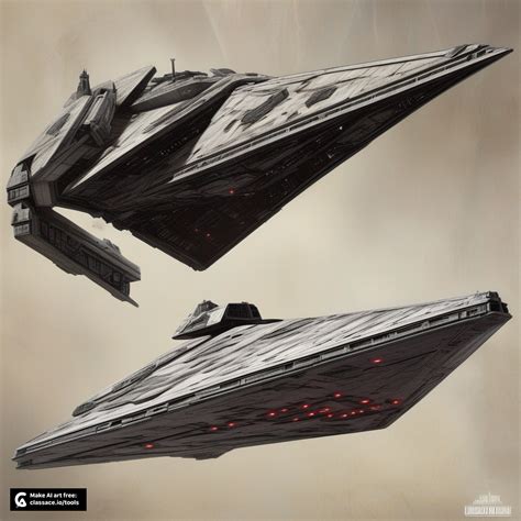 AI Images of Star Wars Venator vs Imperial Star Destroyer