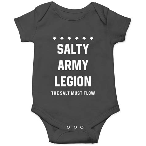 SALTY ARMYISLEGION The Salt Must Flow Onesies sold by Dalidajoshuaral ...