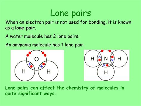 What Is Lone Pair And Bond Pair Chemistry Chemical