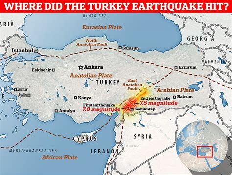 Turkey earthquake map: Where in Syria and Turkey did the quake hit ...