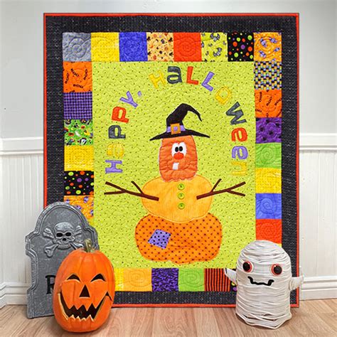 Halloween Quilt Patterns "Pumpkin" - Parties and Patterns Downloads