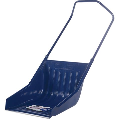 Garant 23.5 In. Poly Sled Snow Shovel with Steel Wear Strip and 42.5 In ...