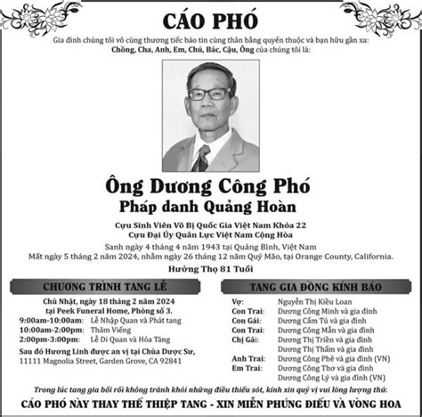 Ông Dương Công Phó - Nguoi Viet Online