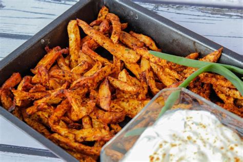 Baked celeriac fries