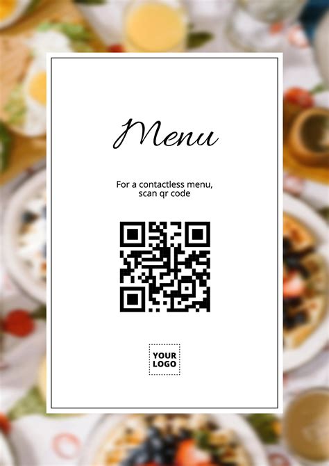 Customizable menu with a food background | Diseño del menú de cafetería ...