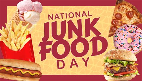 Junk Food? Yes! Today is Junk Food Day! It is the perfect day to treat ...