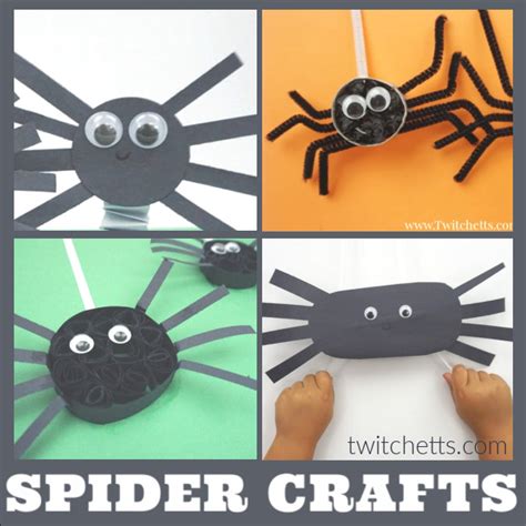 6 Easy Spider Crafts For Kids To Make - Twitchetts