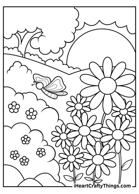 11 Sunny Day Coloring Pages for Adults & Kids - Happier Human