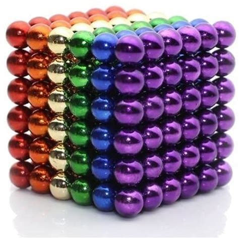 216 Piece Colorful Magnetic Ball Set - Incredibly addictive to play and ...