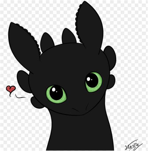 Baby Toothless Drawings Of Cute Toothless PNG Transparent With Clear ...