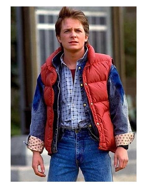 Puffer Back To The Future Marty Mcfly Vest - UJackets