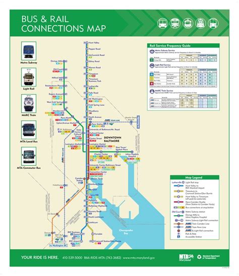 Maryland Transit Administration | Transit map, Map, Metro subway