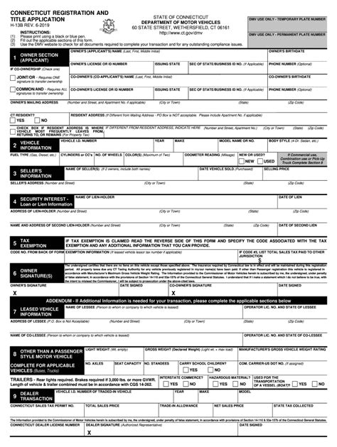 Dmv Form Reg172 Printable - Printable Forms Free Online