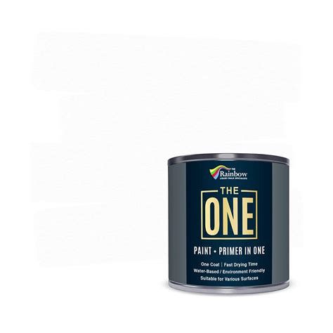 The One Paint Matte White 250ml - Multi Surface Paint - No Undercoat or ...