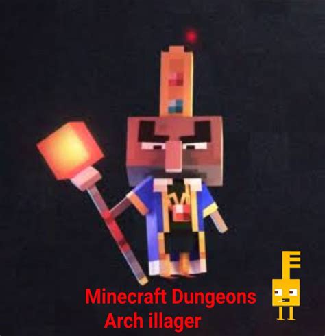 Minecraft Dungeons Arch-illager Boss of enemies, an orb of dominance ...