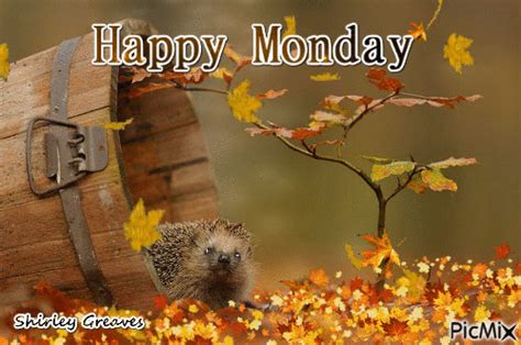 Happy Monday Fall Clip Art