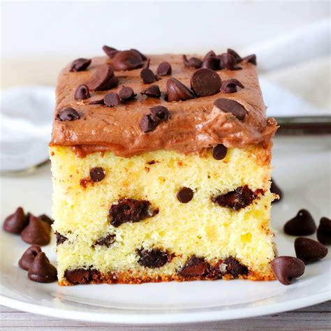 Chocolate Chip Cake { EASY and Super Moist } | The Anthony Kitchen