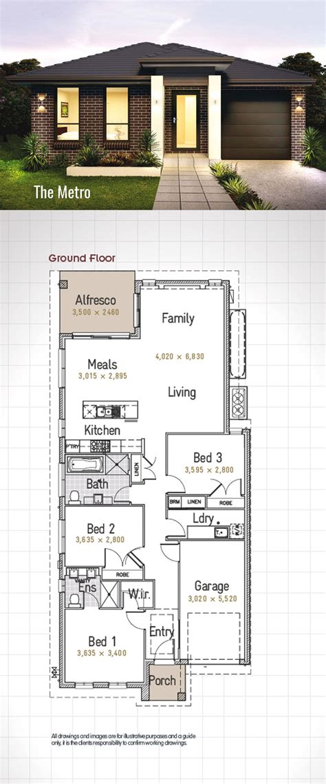 Modern House Plans Single Story Home