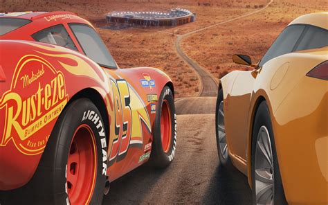 Download wallpapers Cars 3, 2017, Lightning McQueen, Cruz Ramirez, 4k ...