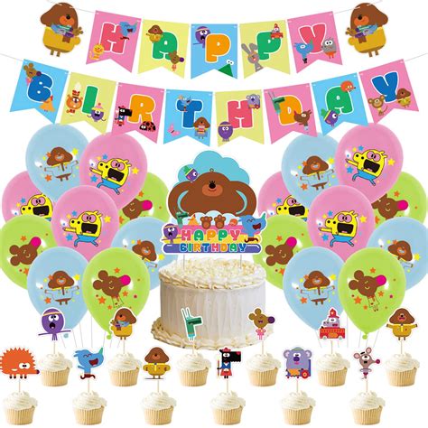 Buy yingde Hey Duggee Birthday Party Supplies,Hey Duggee Decorations ...