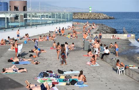 Streets of Ponta Delgada. editorial photography. Image of beaches ...