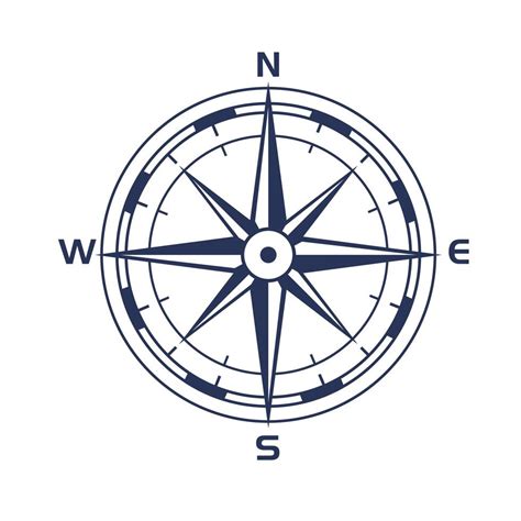 compass rose symbol 4992312 Vector Art at Vecteezy