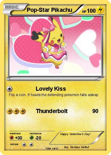 Pokémon Pop Star Pikachu 4 4 - Lovely Kiss - My Pokemon Card