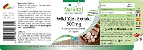 Wild Yam Extract 500mg