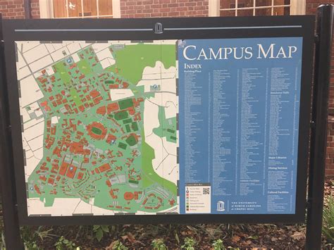 Unc Campus Map Chapel Hill - Map Of France And Italy