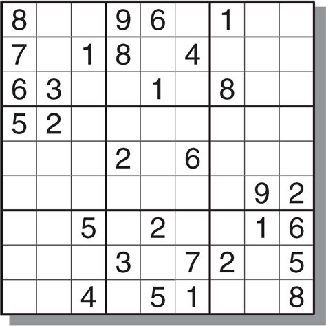 Large Print Medium Sudoku Printable - Printable Templates