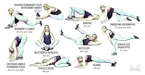 10 Stretches + Exercises to Fix Anterior Pelvic Tilt (& how to tell if ...