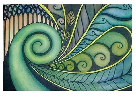 Pin by Michele Knecht on ferns | Maori art, Nz art, New zealand art