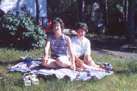 Susan Fassett & Karen Loeb | At Hoover's cabin at Lake Metig… | Flickr