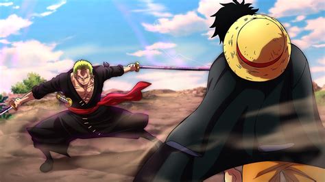 LUFFY VS ZORO! Full Fight! - One Piece - YouTube