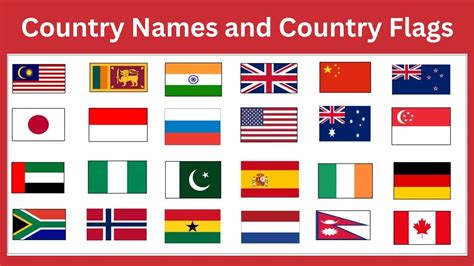 The Countries and flags of the World | Countries National Flags with ...