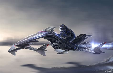 ArtStation - Flying bike