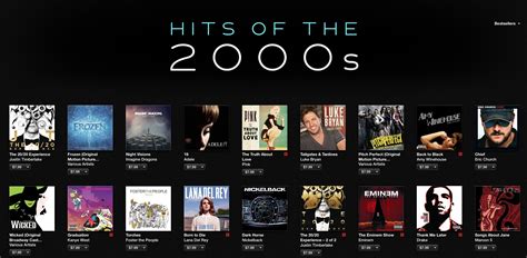 Apple Highlights "Hits of the 2000s," Lowers Music Album Prices to Just ...